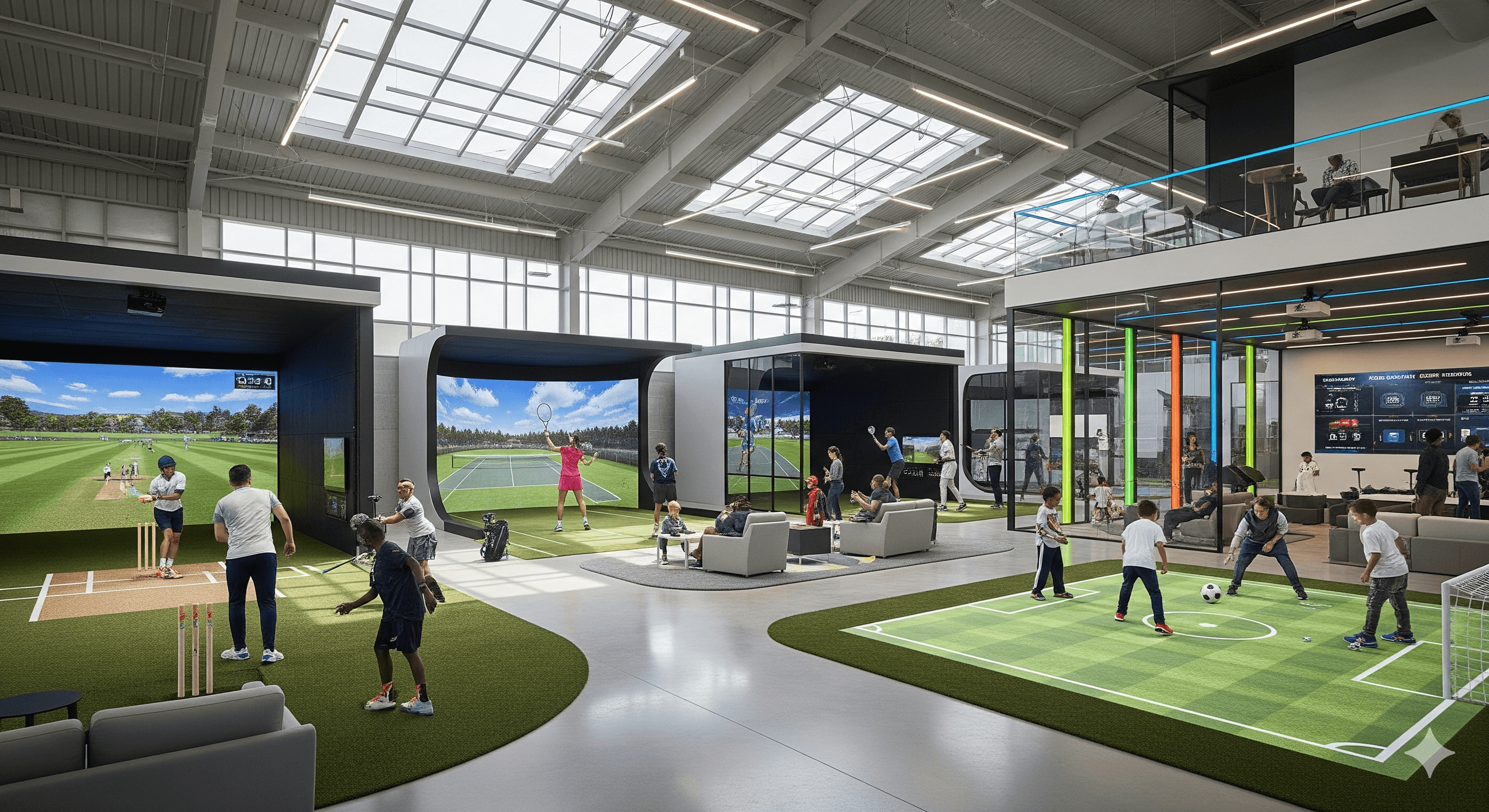 Playzone Sports Complex Interior
